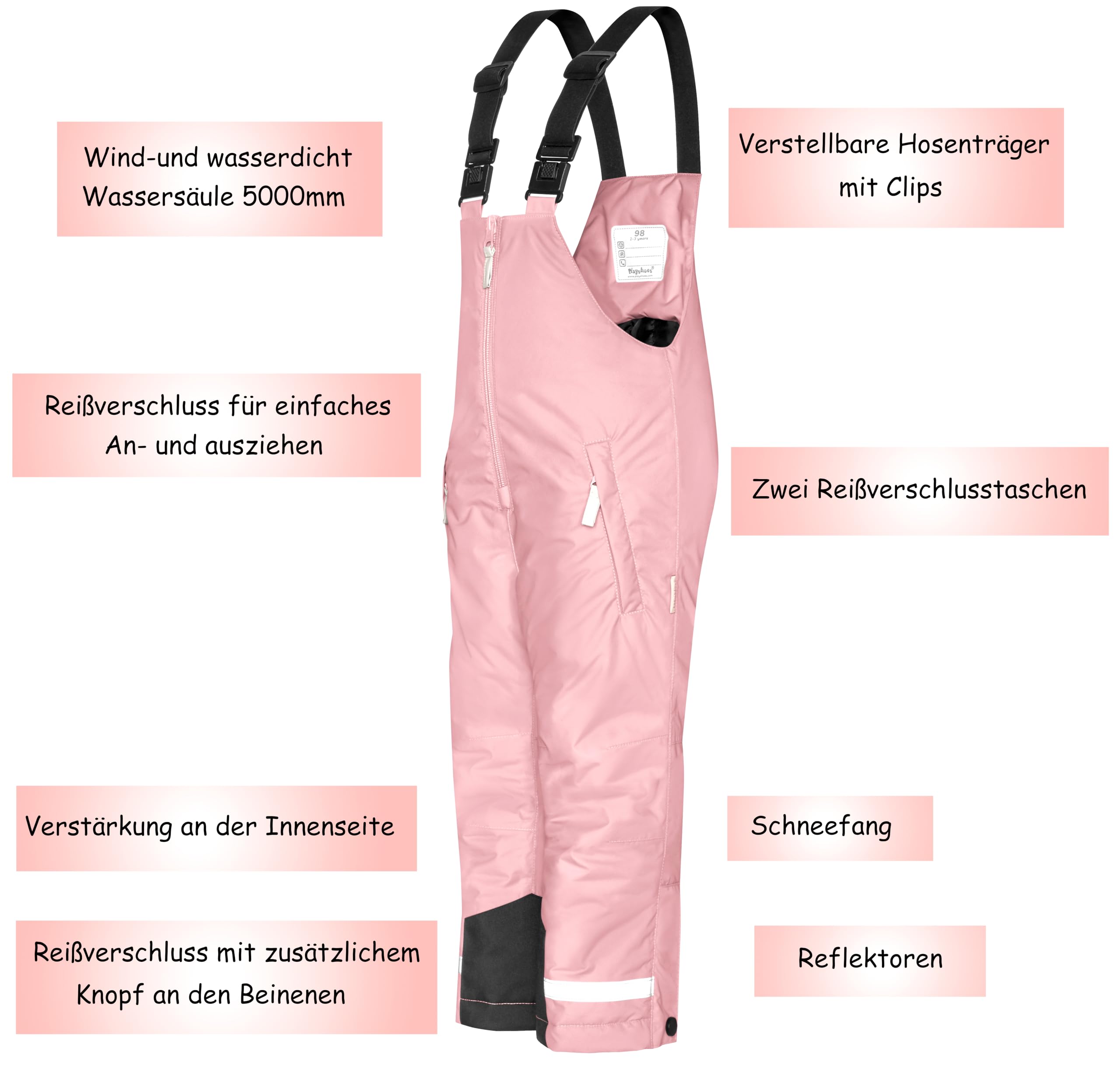 Playshoes Unisex Schneehose Schnee-Hose Winterhose