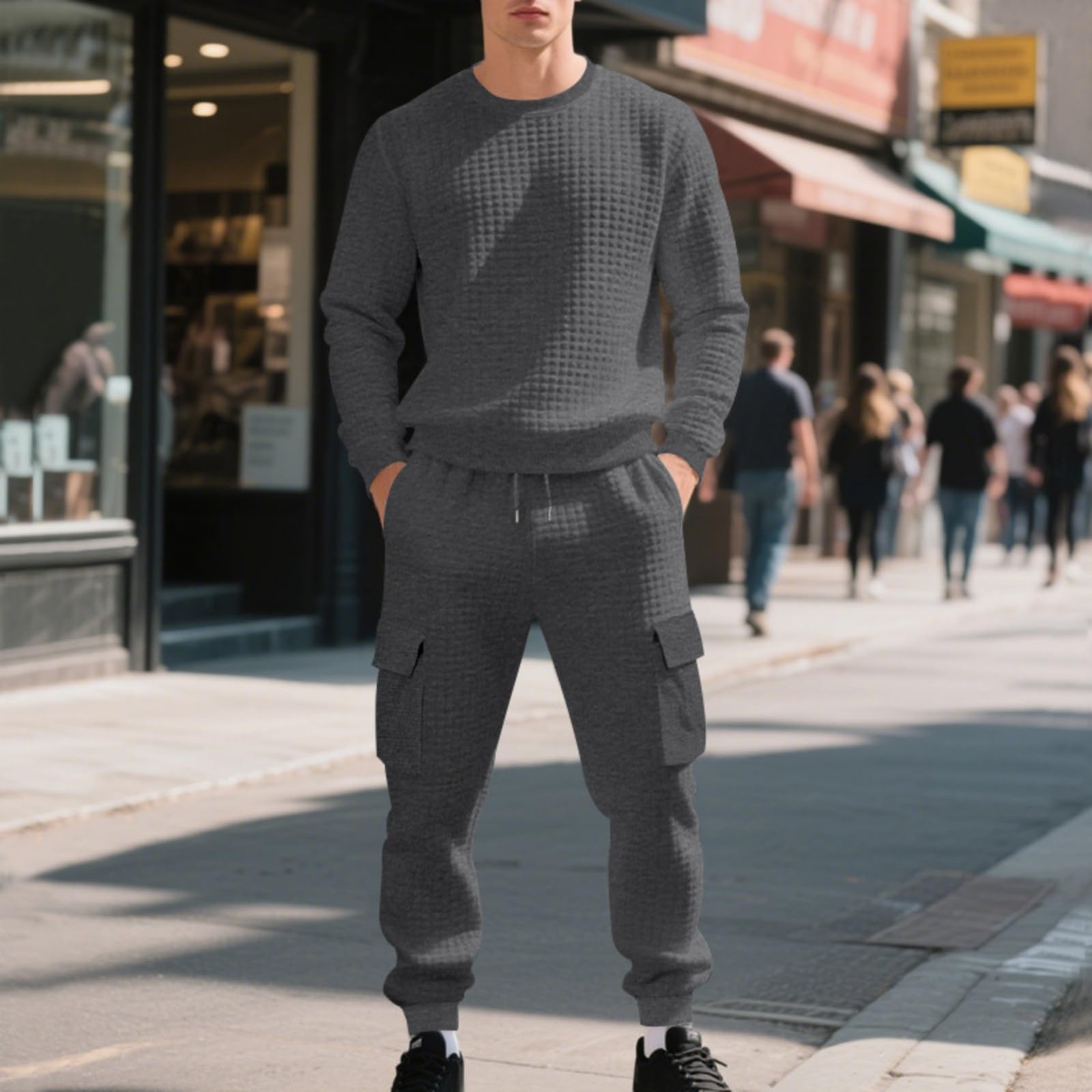 Survêtement Homme Ensemble Sport Décontracté