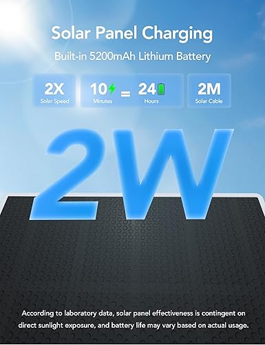 Miniatura 5 de GNCC Cámara solar 2K inalámbrica para exteriores, WiFi 5G, cámara de seguridad alimentada por batería para el hogar, visión nocturna a color,