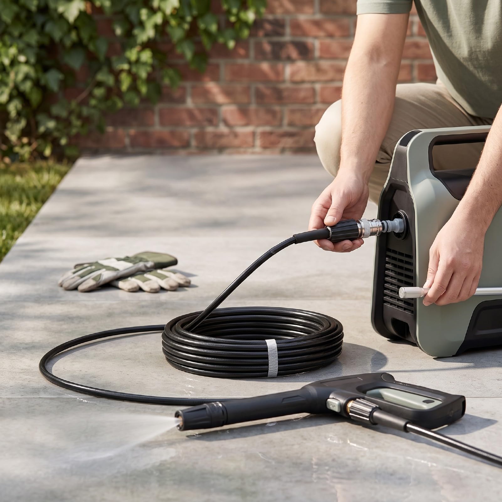 Naroote Kit Tubo Dell'acqua Ad Alta Pressione da 15 M 5800 Psi in Rame e