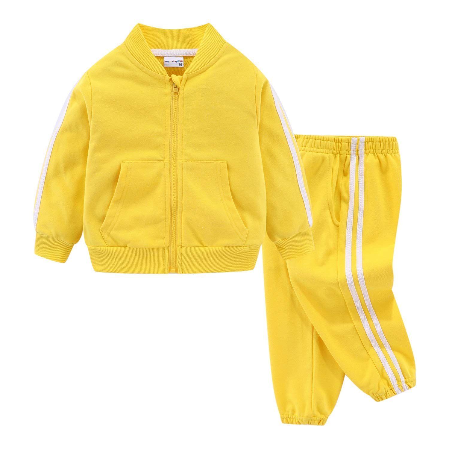Mud Kingdom Little Boys Jogger Set Long Sleeve Casual Outfits Outerwear