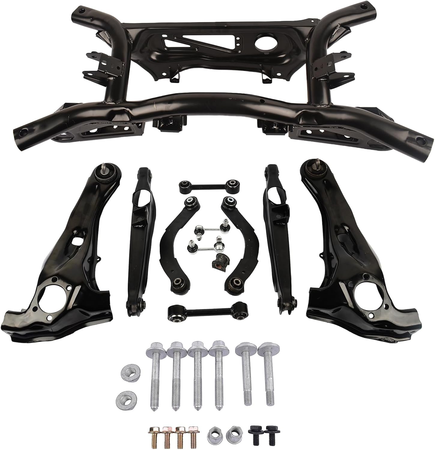 Rear Suspension Subframe Control Arm Repair Kit Replacement for 2007-2016 Jeep Compass Patriot 4WD 68211932AB 5272715AD 5105930AB K641226 K641281 K641868 K750058