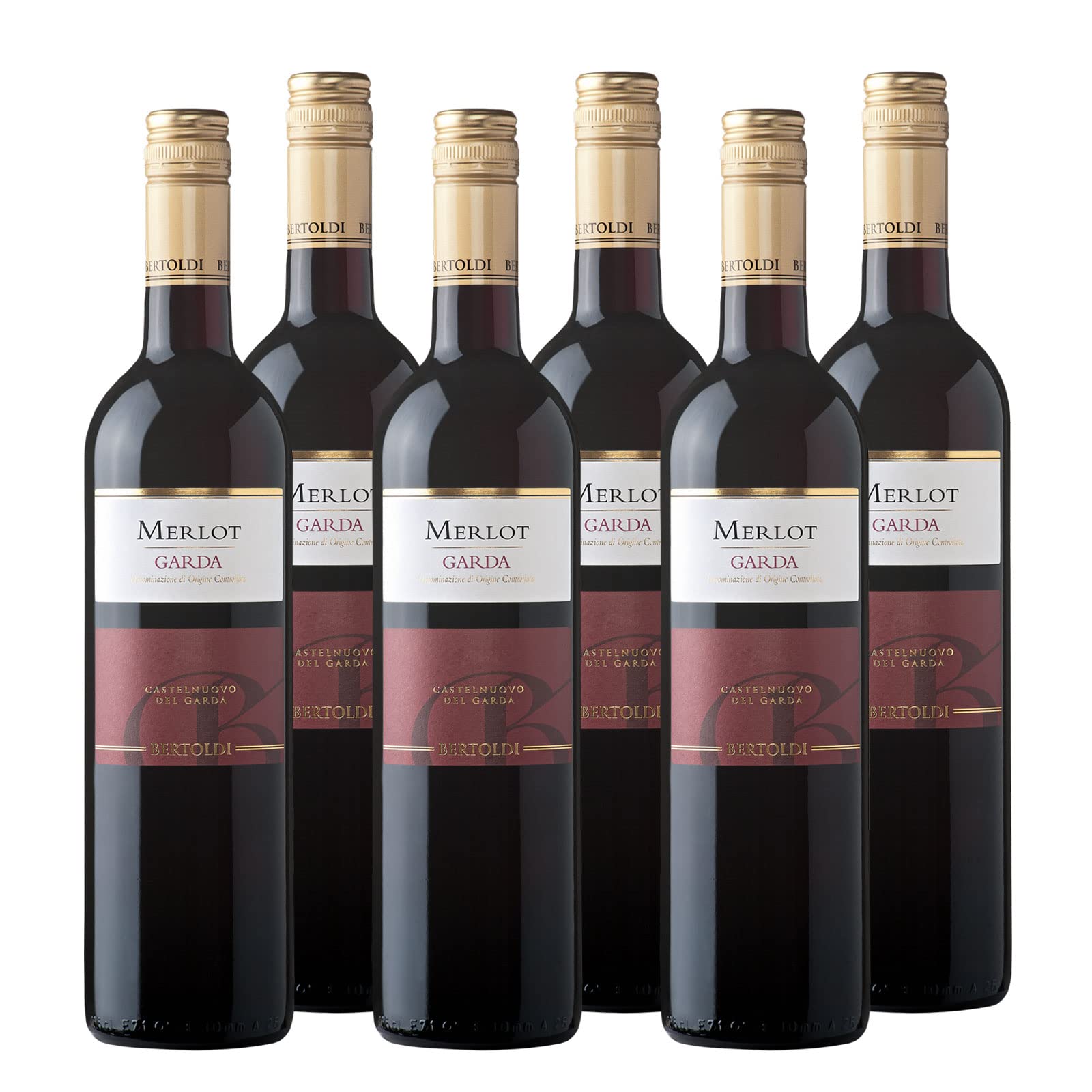 Bertoldi Merlot Garda DOC , Vintage , (6 x 0.75 l)