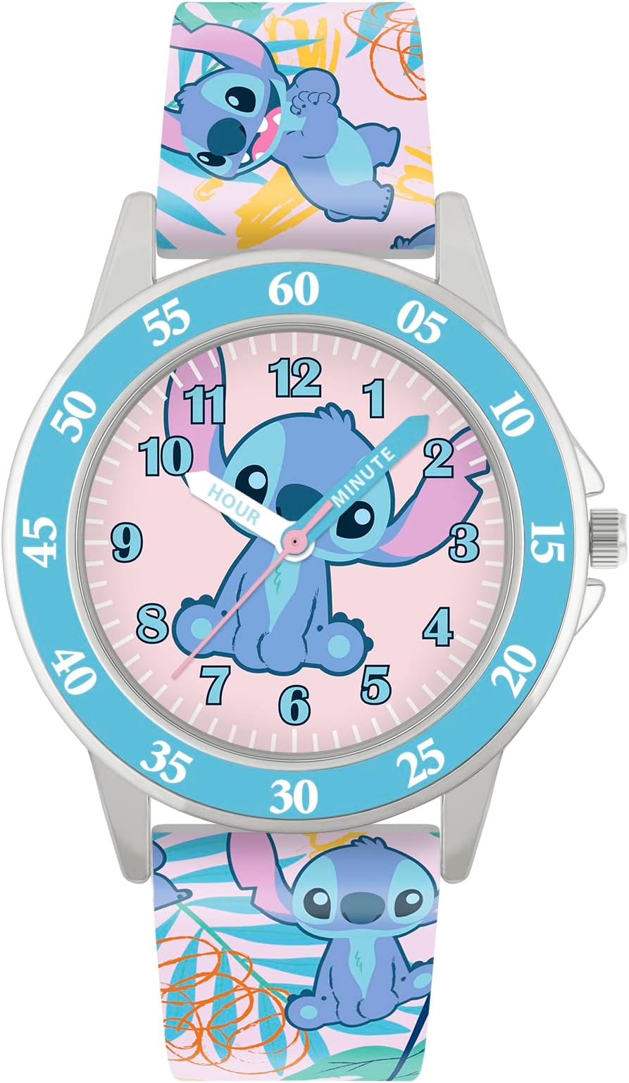 Disney Girl's Analog Quartz Watch with Silicone Strap LAS9011