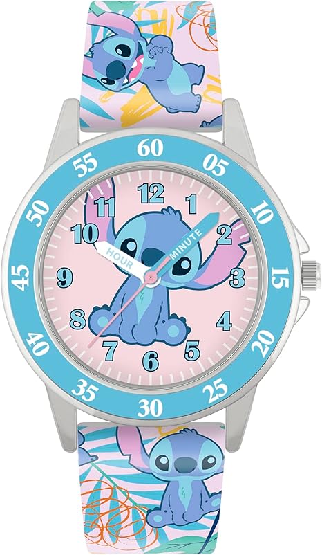 Disney Orologio Analogico al Quarzo Ragazza con Cinturino in Silicone