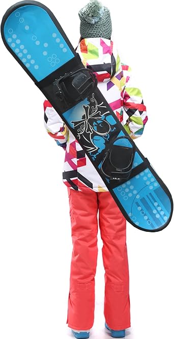 YYST Snowboard Shoulder Strap Snowboard Sleeve Snowboard Carry Strap Snowboard Sling Snowboard Carrier- Universal, Adjustalbe, Fits all Shapes of Snowboards!