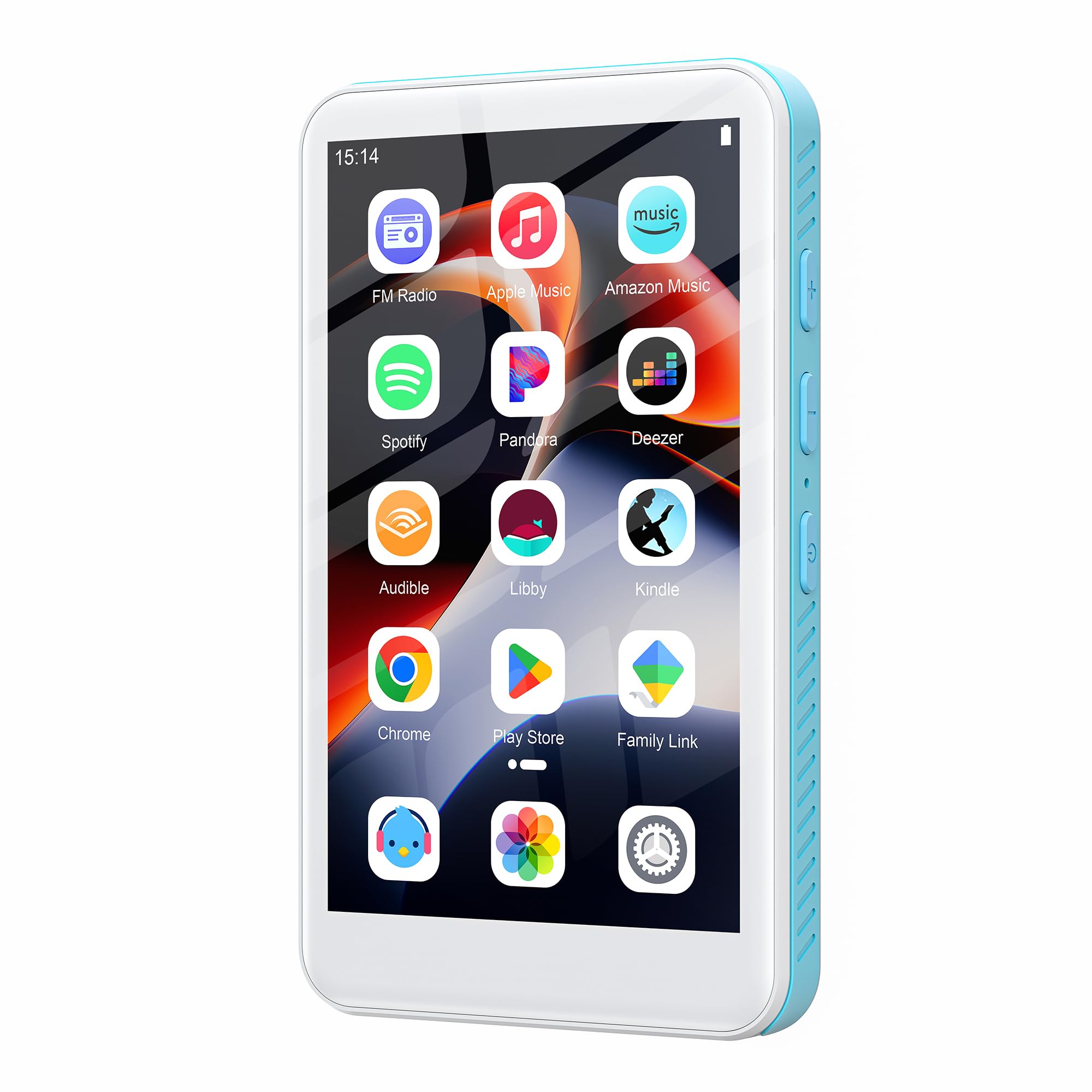 160GB MP3 Player with Bluetooth and WiFi, SWOFY D08 Android 13 OS MP3 &amp; MP4 Players with 4" Touchscreen and HD Speaker,Music Players with Spotify,Pandora, Audible, Amazon Music, Play Store, FM Radio