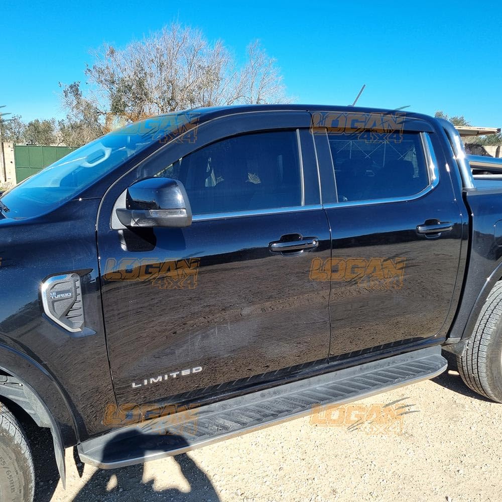 Vorder- und Hinterluftabweiser für Ford Ranger T9 2023-2024 Wildtrak, Wildtrak X, Raptor, XL, XLT, Limited, Tremor und Platinum T9