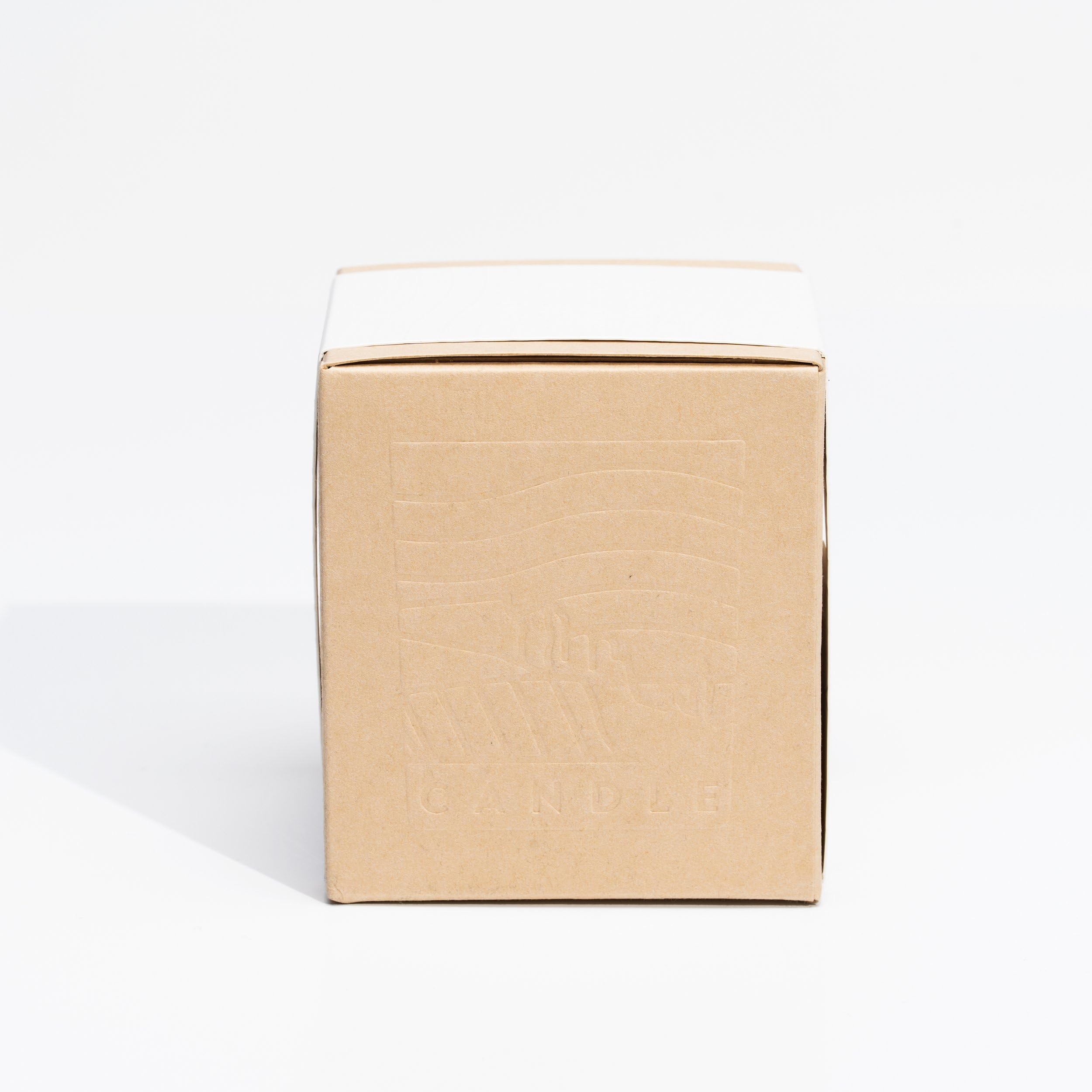 Isle of Skye Candle Company Petite bougie dans contenant en verre Bois de santal et patchouli, Blanc