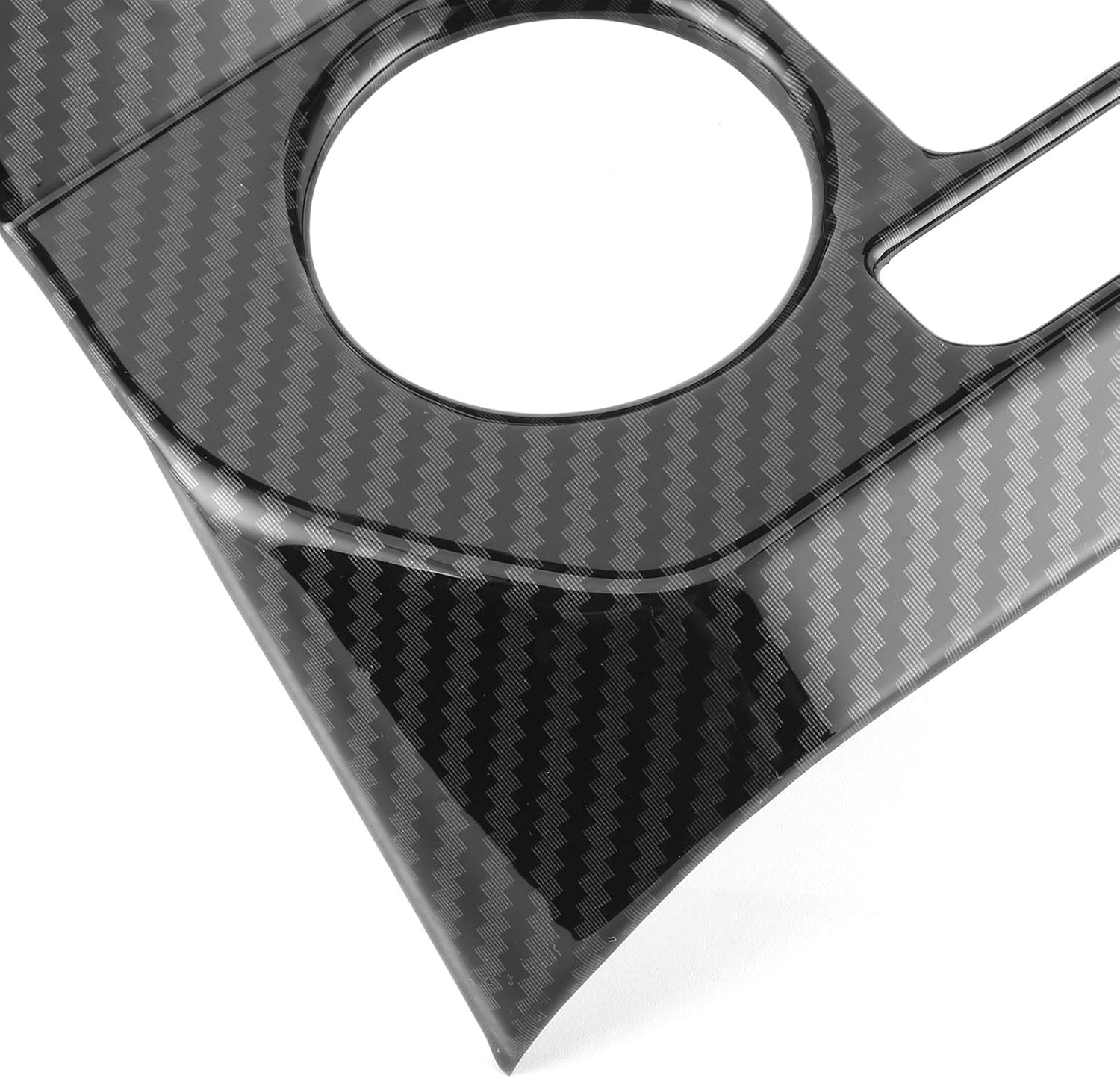 Free Shipping Offer Akozon Central Console Navigation Frame Trim Carbon Fiber Style Decorative Cover 2Pcs Fit for Ford F‑150 2015‑2020