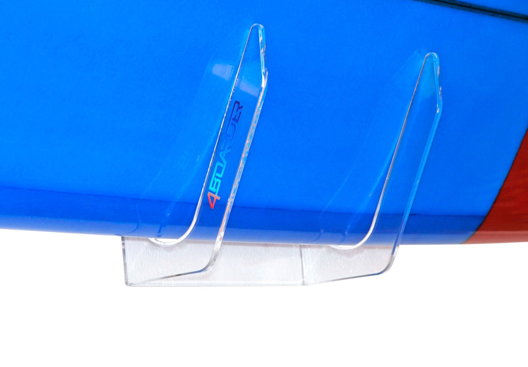 WAVE Wand-halter Wand-halterung Regal für Wellenreiter Longboard Surfboard Surfbrett SHortboard, transparent