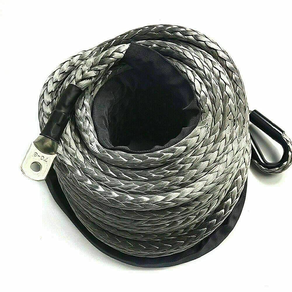 Futchoy Synthetisches Windenseil 10mm 30m Seil-Winde 23809LBS Kunststoffseil Seilwinde für Barco, Anhänger