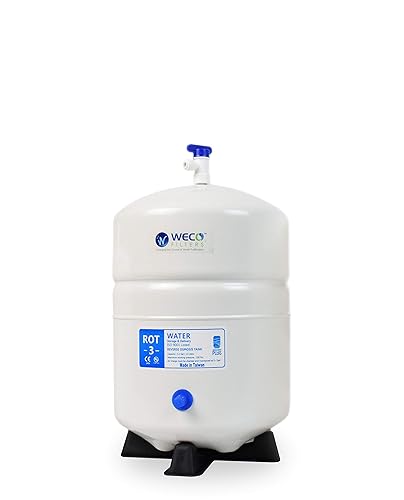 Tanque de almacenamiento de agua RO a presión - Capacidad total de 30 galones y aplicación Capacidad utilizable de 18 galones ROT-3-W
