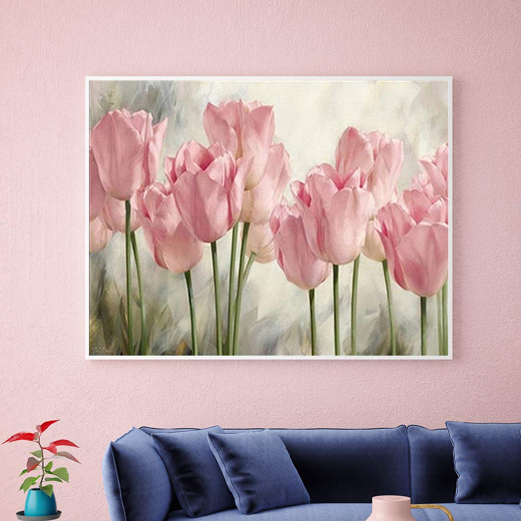 DCIDBEI 30 x 40 CM 4 Pezzi Fai Da Te Pittura Diamante 5d Vasca da Bagno, Rotondo Diamond Painting 5D Completo Bambino Angelo, kit Cristallo Arte per Decorazione della Parete
