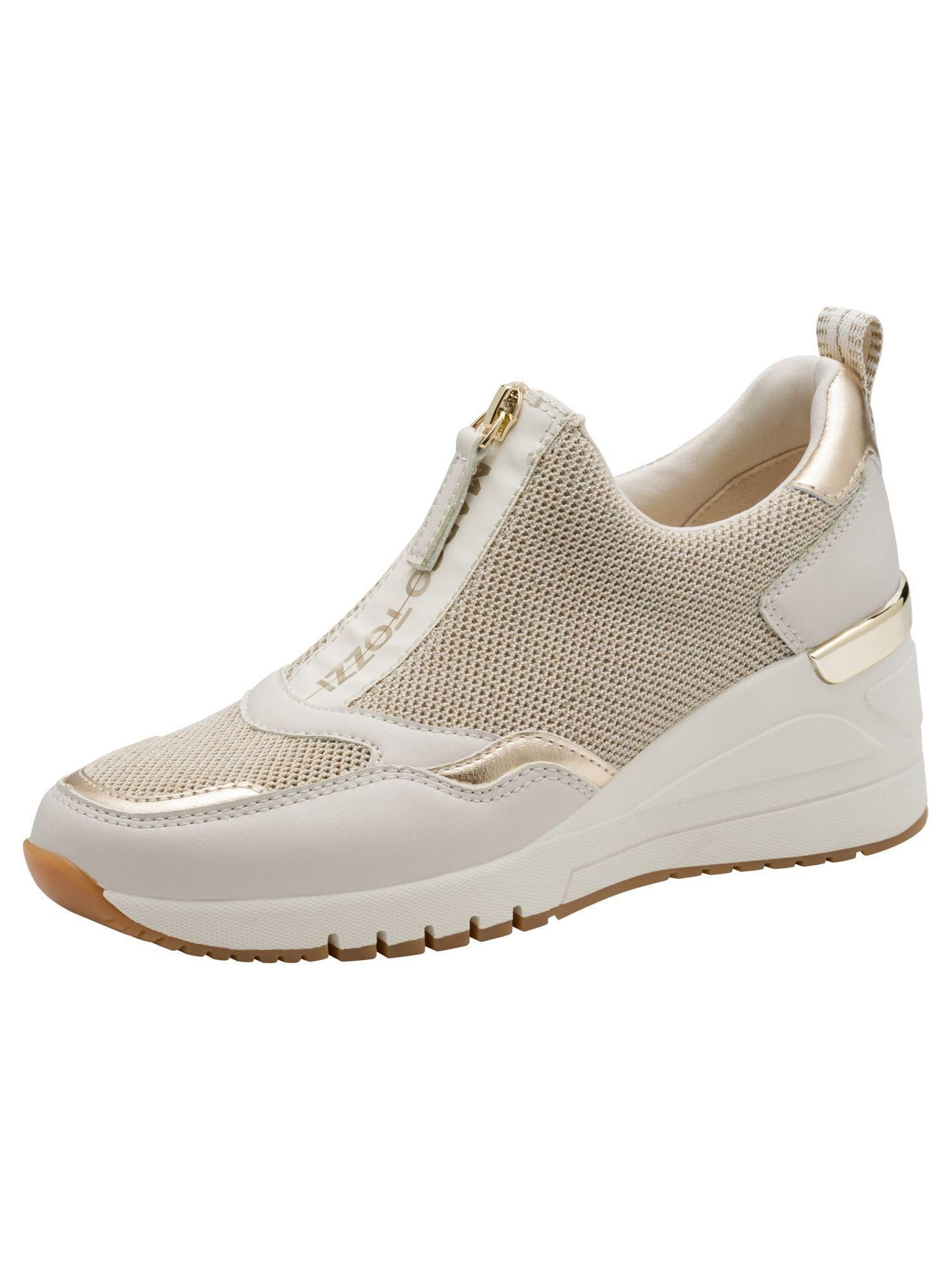 MARCO TOZZI Women's 2-24713-45 Trainers, Cream Comb, 7 UK