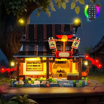 LocoLee Led Light Set Compatible with Lego 71858 Four Weapons Blacksmith 15th Anniversary Led Decoration Lighting Kit Compatible with Lego 71858 Building Blocks Model,Only Lights Set,No Model