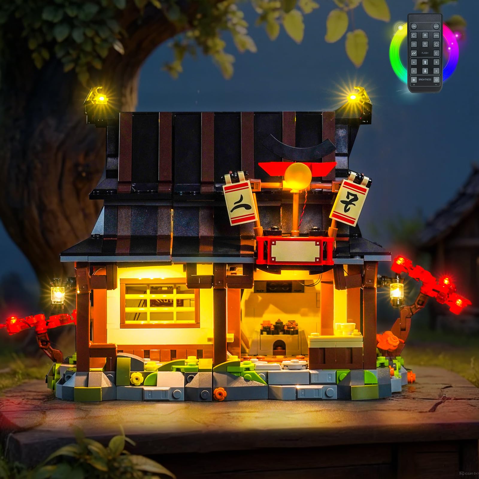LocoLee Led Light Set Compatible with Lego 71858 Four Weapons Blacksmith 15th Anniversary Led Decoration Lighting Kit Compatible with Lego 71858 Building Blocks Model,Only Lights Set,No Model - Image 2