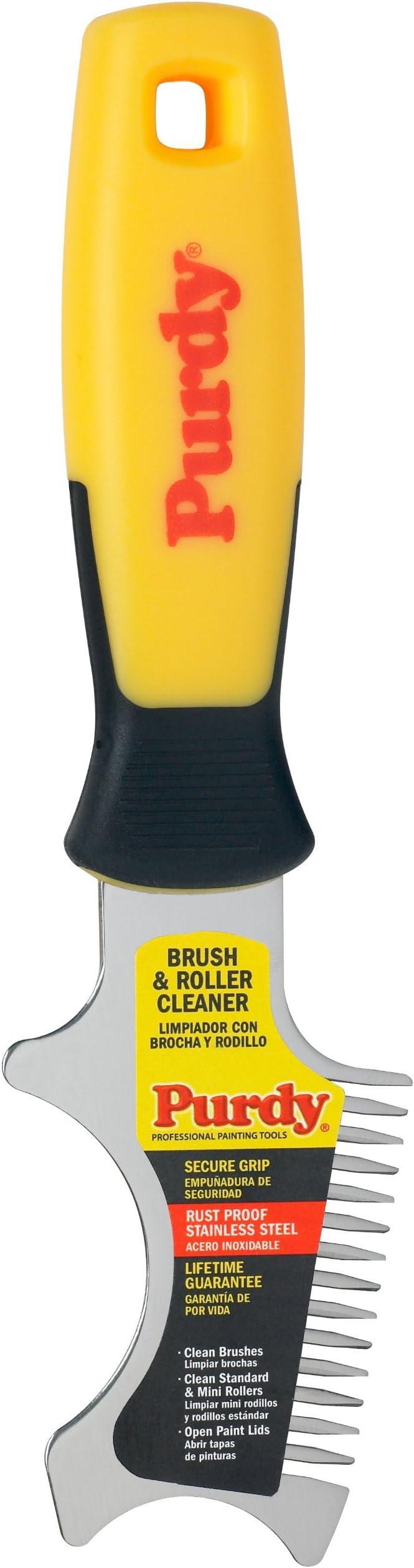 contractor stainless steel brush and roller cleaning tool