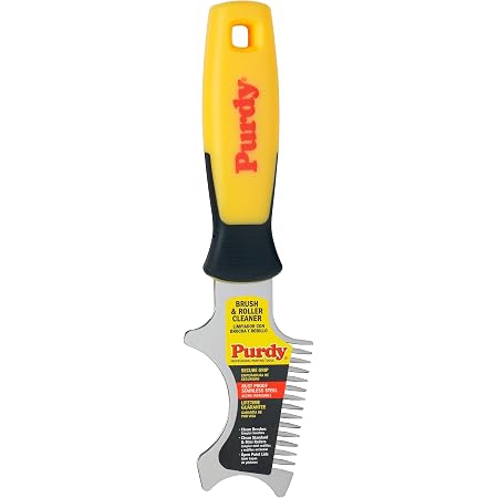 Rodillo con púas, cepillo de pintura interior profesional, autonivelante práctico 9 pulgadas