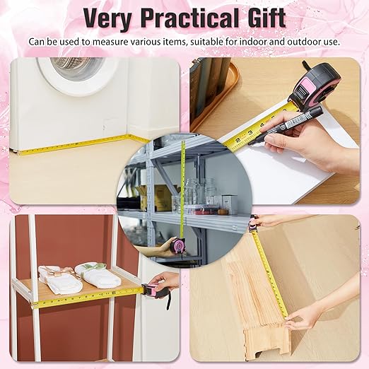 Cinta métrica rosa 25ft para mamá miniatura 6