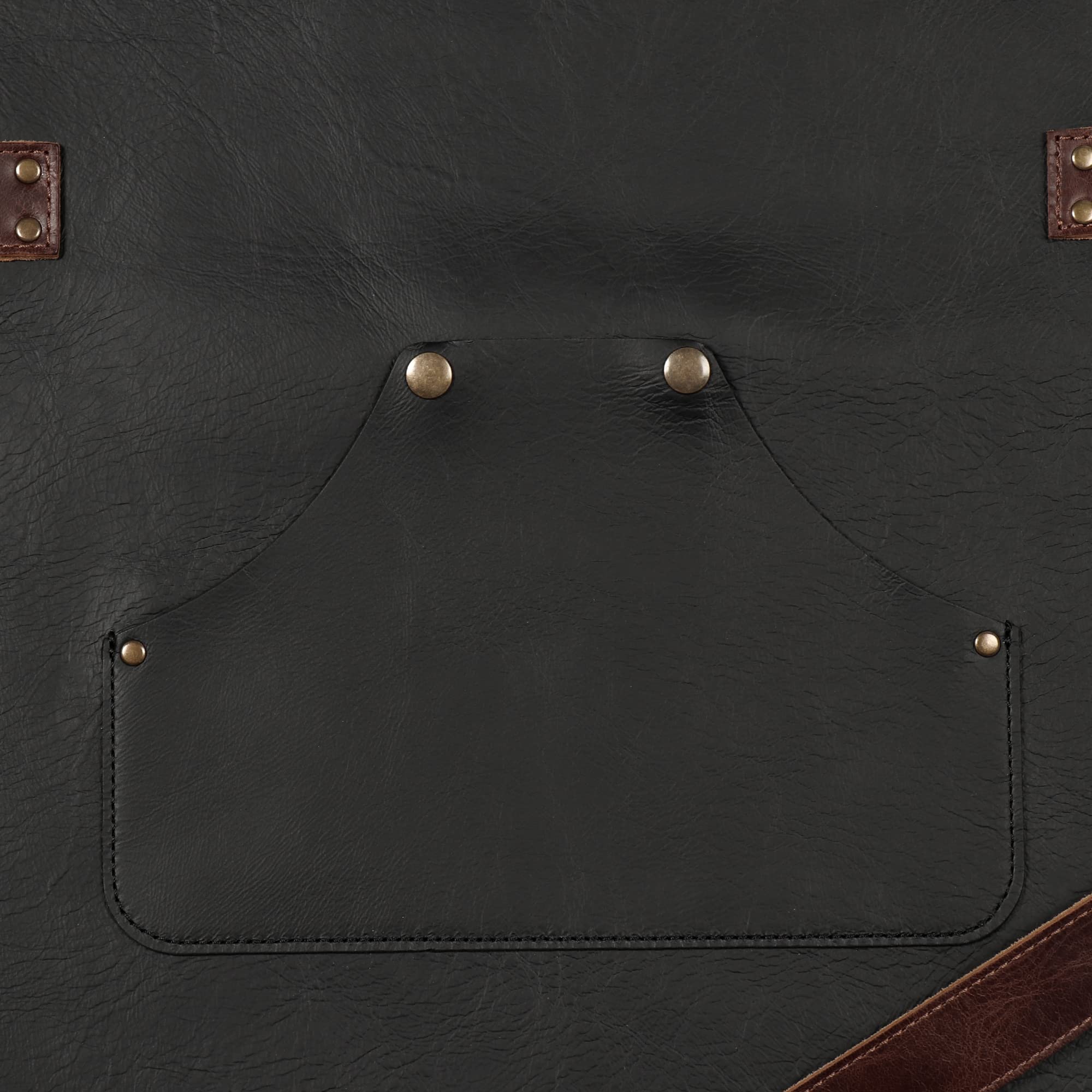 Otto Angelino Delantal de Cuero de Grano Superior - Elegante, Ajustable, de Lujo – Taller y Cocina