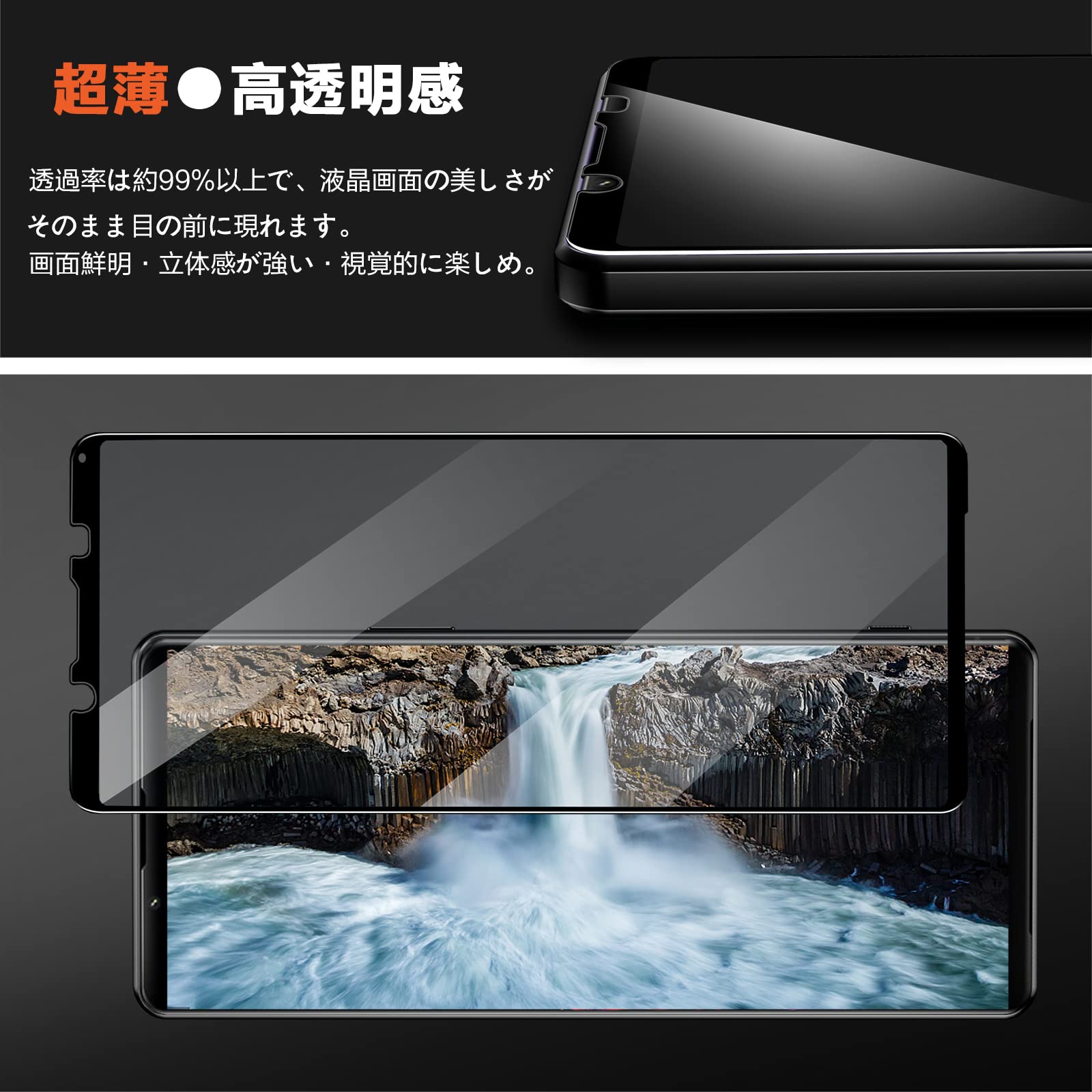 Amazon | iXinQu Xperia 1 II SO-51A/SOG01 用 ガラスフィルム2枚