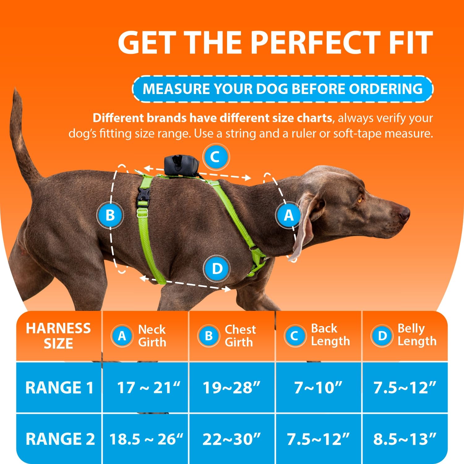 SparklyPets More Freedom Arnés de paseo para perros sin tirones en la parte delantera y trasera para razas medianas y grandes con soporte para bolsas de excrementos, cabestro para perros para todos