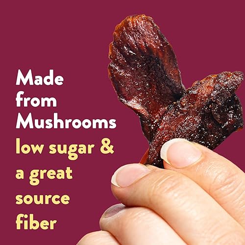 Miniatura 4 de Moku Cecina de hongos a base de plantas, barbacoa coreana (paquete de 3) carne seca vegana, sin gluten, sin soja, bocadillos veganos sin OMG, carne