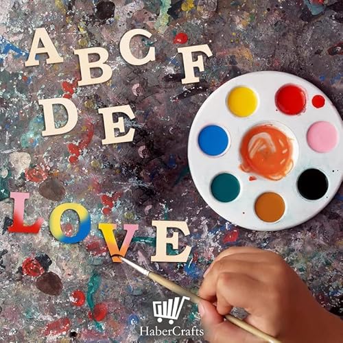 Flat Wooden Letters Small MDF Letters for Crafts Personalised Names Decoration Signs Room Name (Small 8cm High x 4mm Thick) Ready to Decorate (Letter G) - Image 3