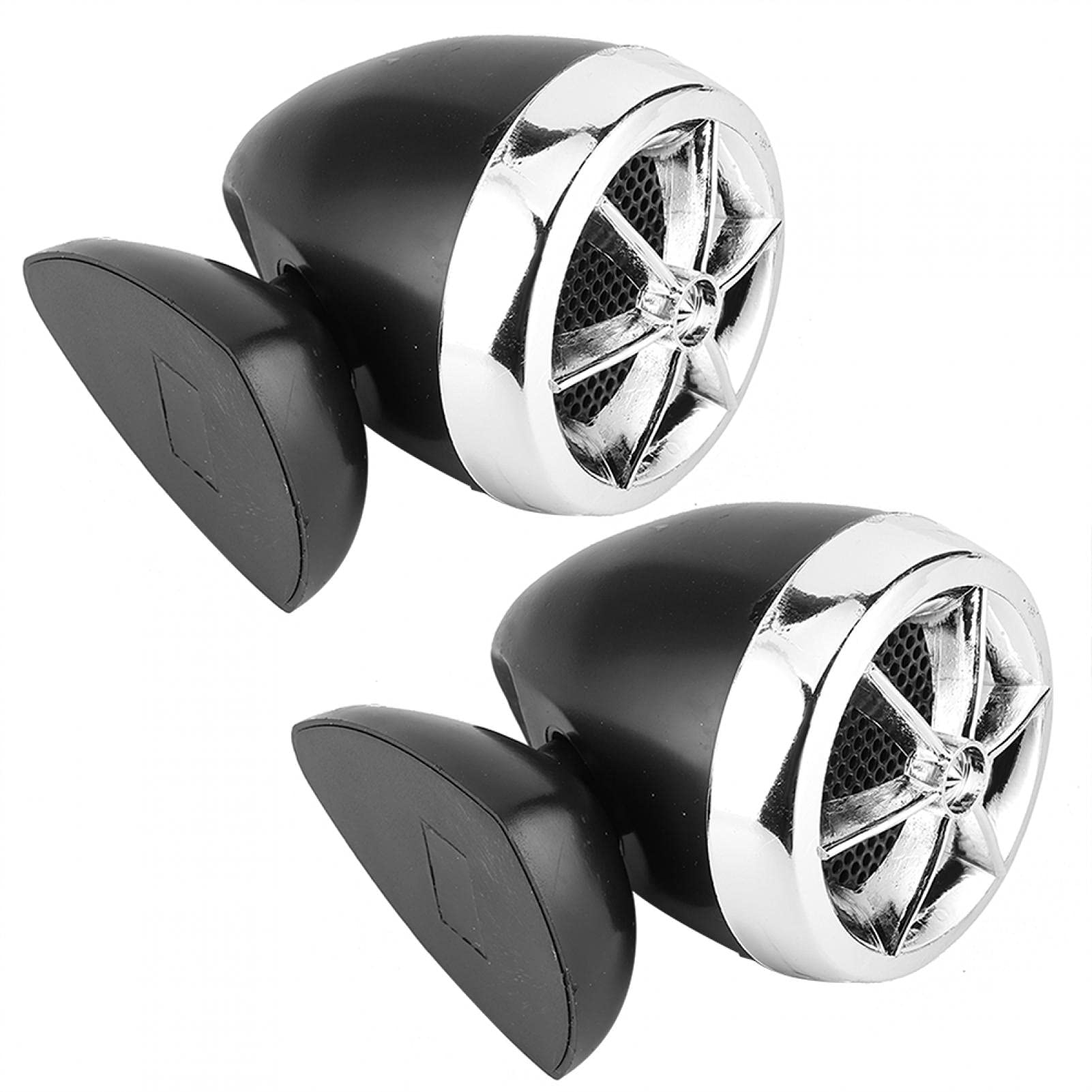 DTYBJN Lot De 2 Tweeters Voiture 1200W Avec Filtre Intégré - Haut-Parleurs Stéréo à Dôme Argent