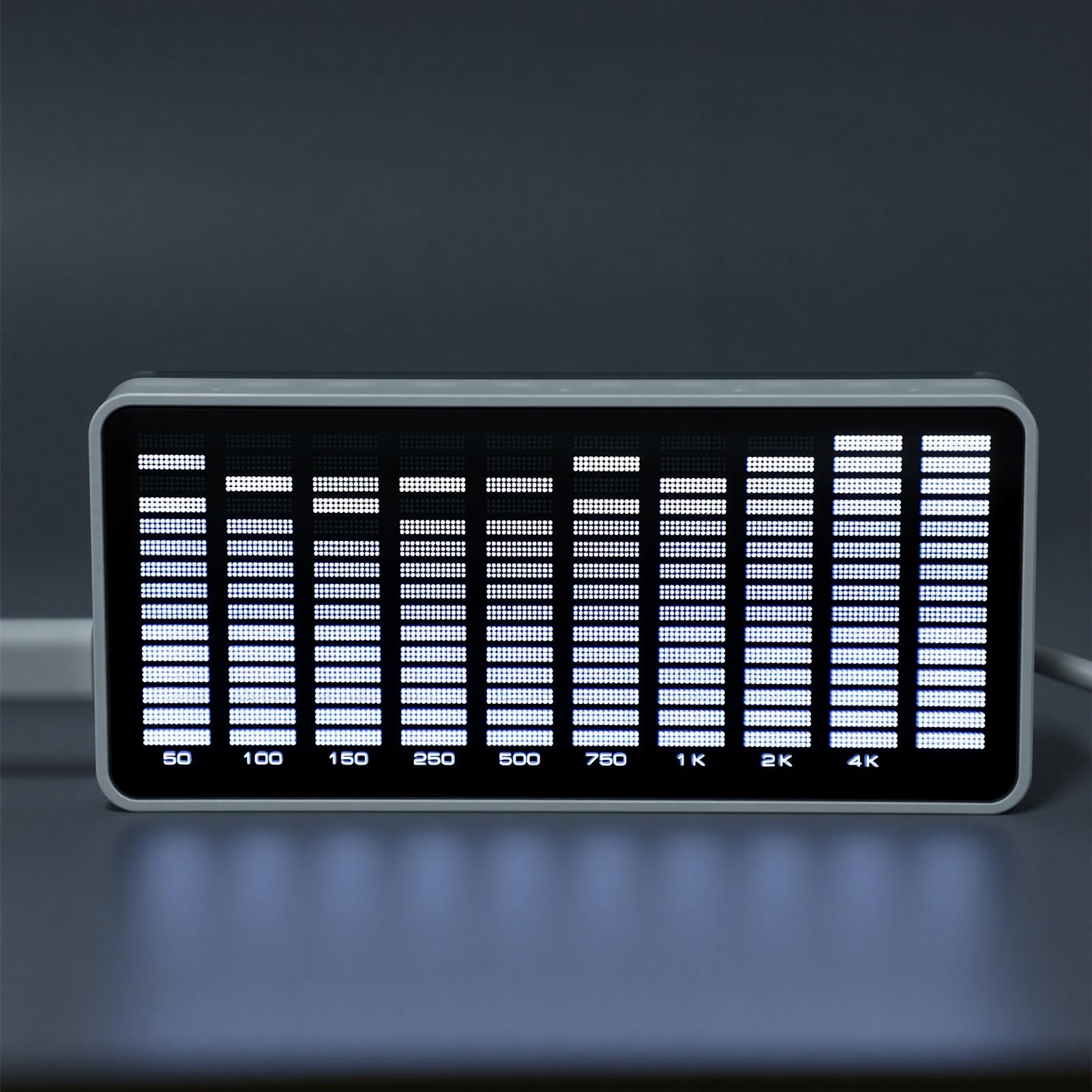 Cuifati Analyzer Muzyczny 384 LED 1624 Segmentowy Wyświetlacz