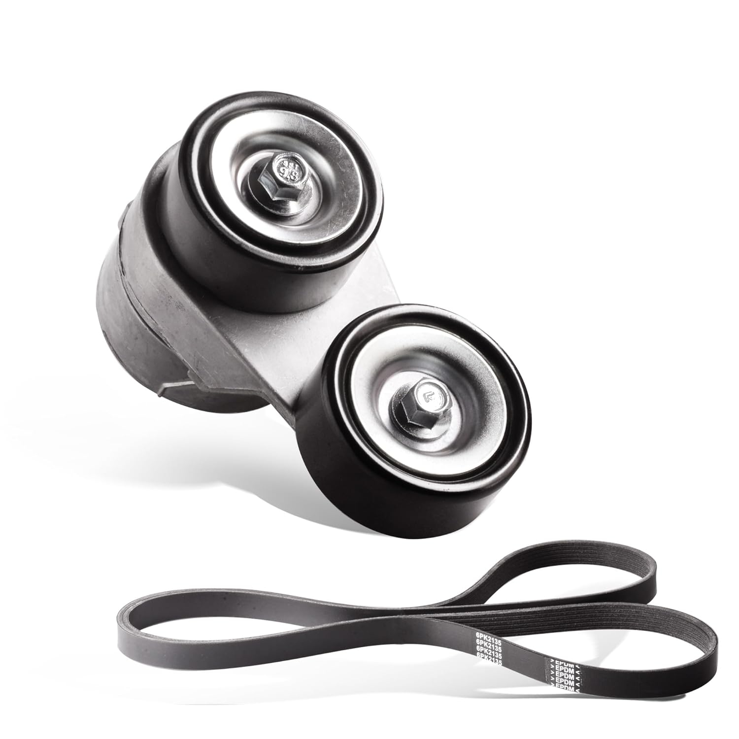 Drive Belt Tensioner Kit Compatible for Acura RL/TL/MDX/ZDX, Compatible for Honda Accord/Odyssey/Pilot/Ridgeline Replaces 38920-RCA-A03, 6PK2135, 31170-RCA-A04