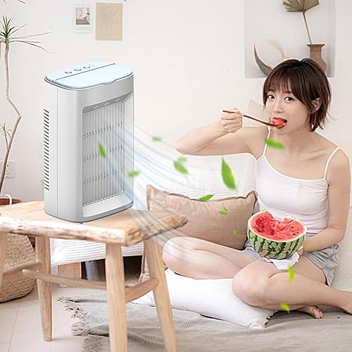 Miniatura 3 de Acondicionador de cabeza con control remoto automático USB, mini acondicionador personal con 3 velocidades con agitación automática de cabeza para