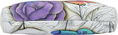 Miniatura 6 de Anna by Anuschka Bandolera mediana de piel auténtica pintada a mano para mujer