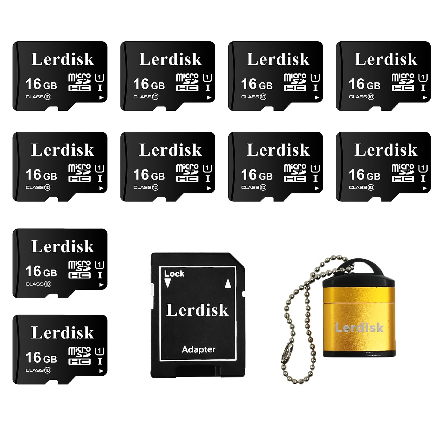 Fabryka hurtowa 16 GB U1 Micro SD 10-calowy pakiet zbiorczy Micro SDHC z adapterem SD wyprodukowany przez licencjonowanego licencjata (16 GB)