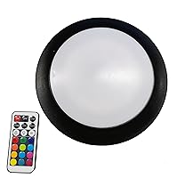 PURPLELEAF Patio Umbrella Light with Remote - 12 Colors, Adjustable Brightness, USB Rechargeable for Umbrellas & Camping Tents (Black)