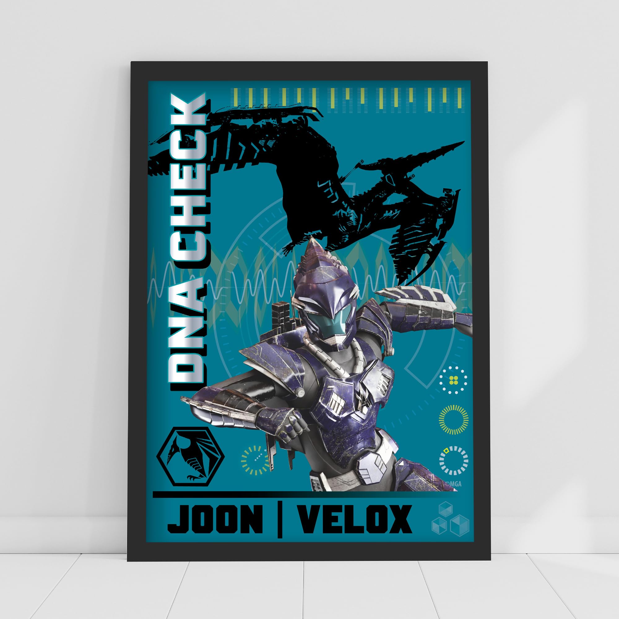 Themed Armorsaurs Print - Joon And Velox Player Card Poster Wall Art (29.7cm x 42cm - A3)