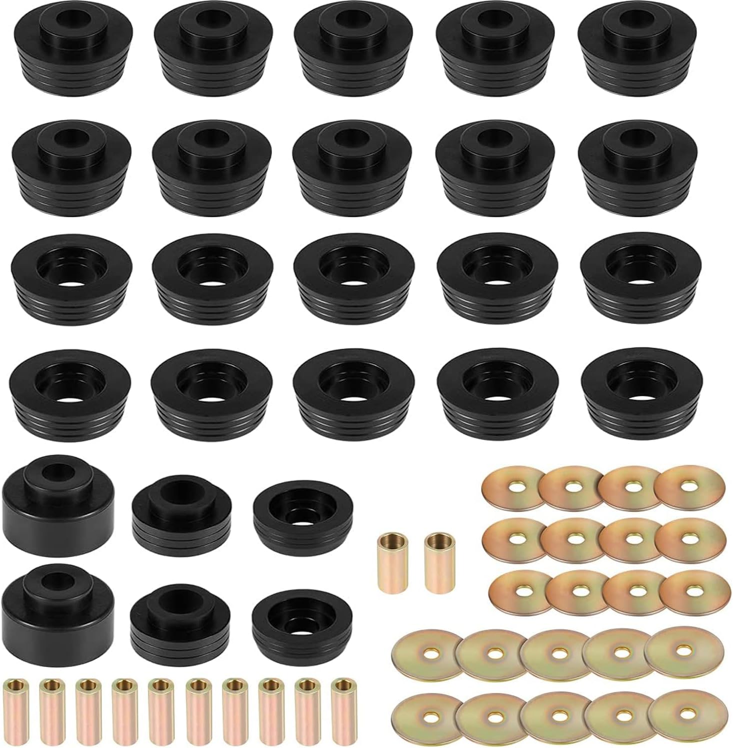 7-132 Body Mount Bushing Kit for Buick Century/for Chevy Malibu/for Chevy El Camino/for Chevy Monte Carlo Cutlass Pontiac and for Pontiac Safari Bonneville
