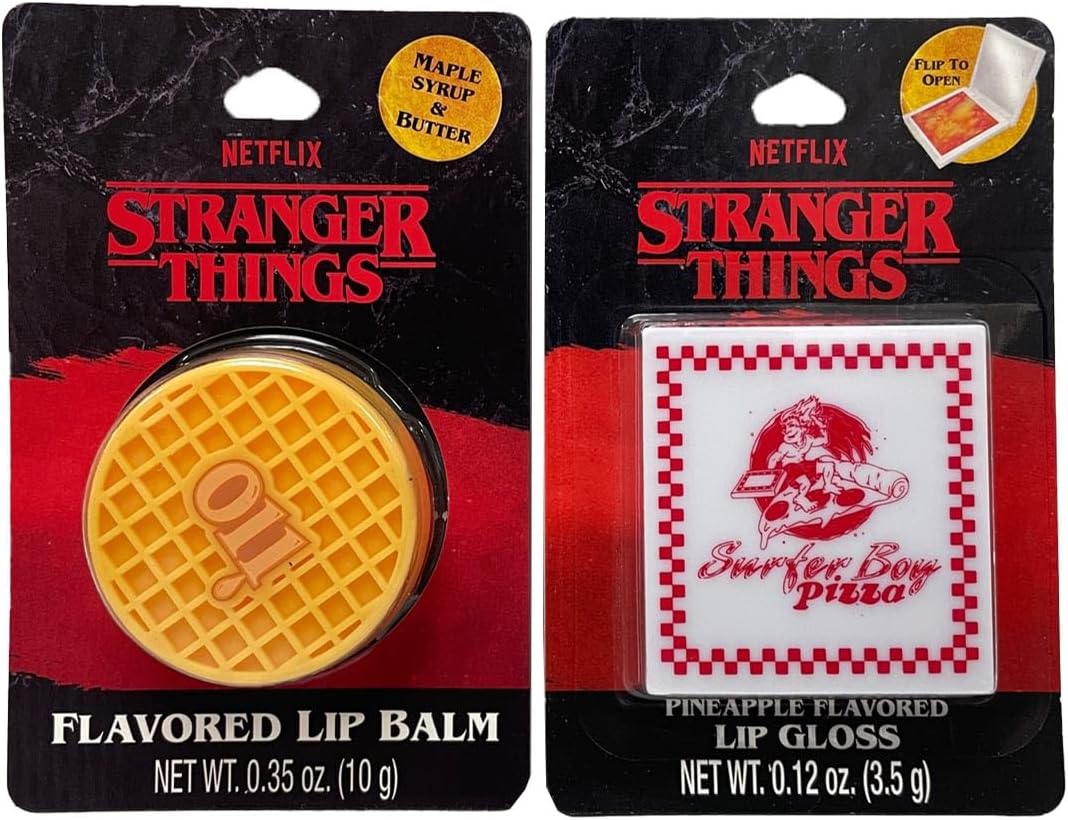 Stranger Things 2-Pack Molded Flavored Lip Balm & Lip Gloss Set