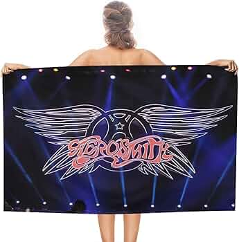 女の子向けプレゼント集結 大判 AEROSMITH ビーチタオル タオル/バス