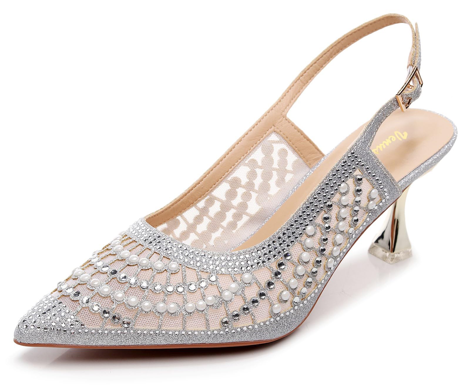 VenusCelia Women's Charming Lady Slingback Pump Shoe