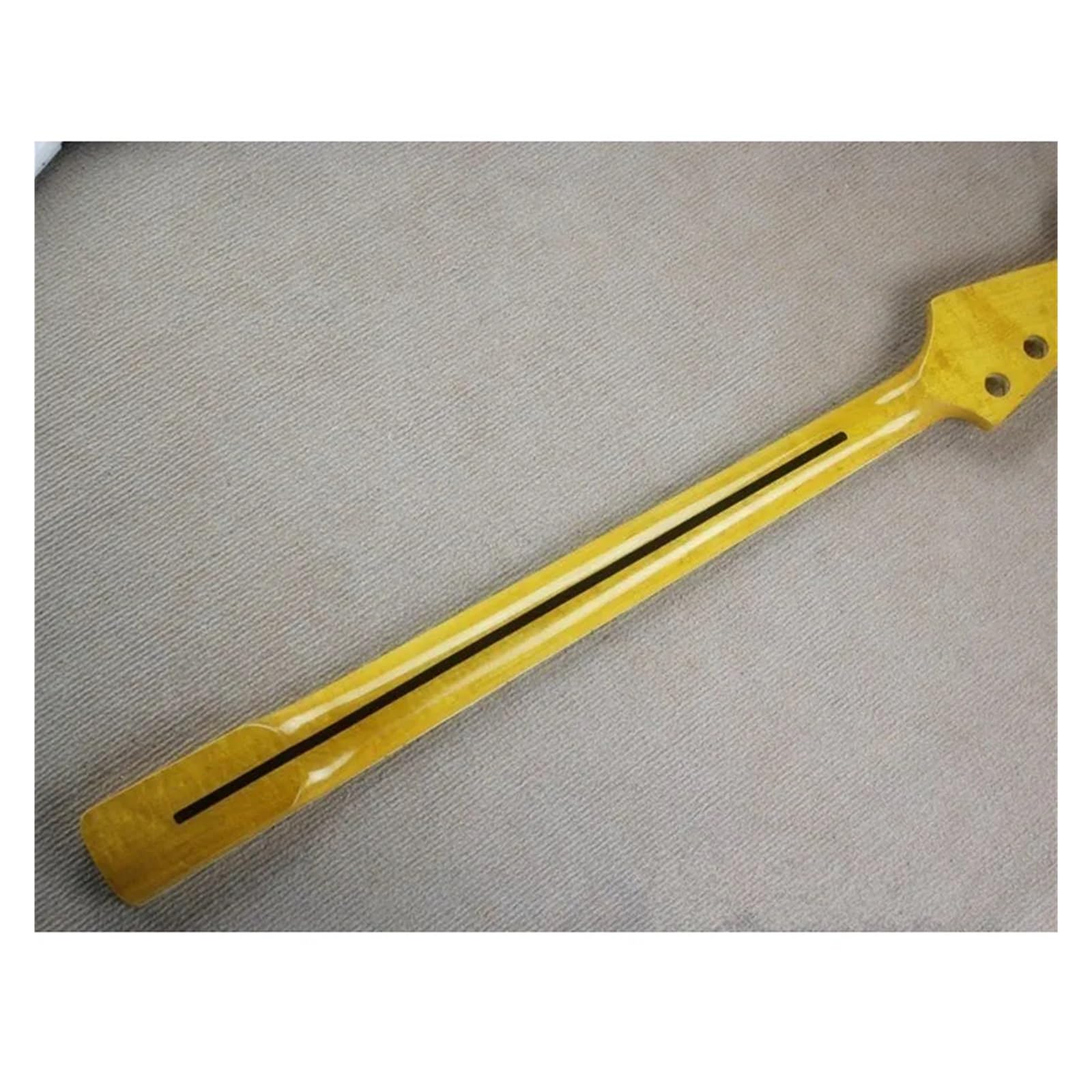 20 tasti in acero basso elettrico manico in palissandro fingeboard vernice gialla accessori for strumenti musicali Guitarra