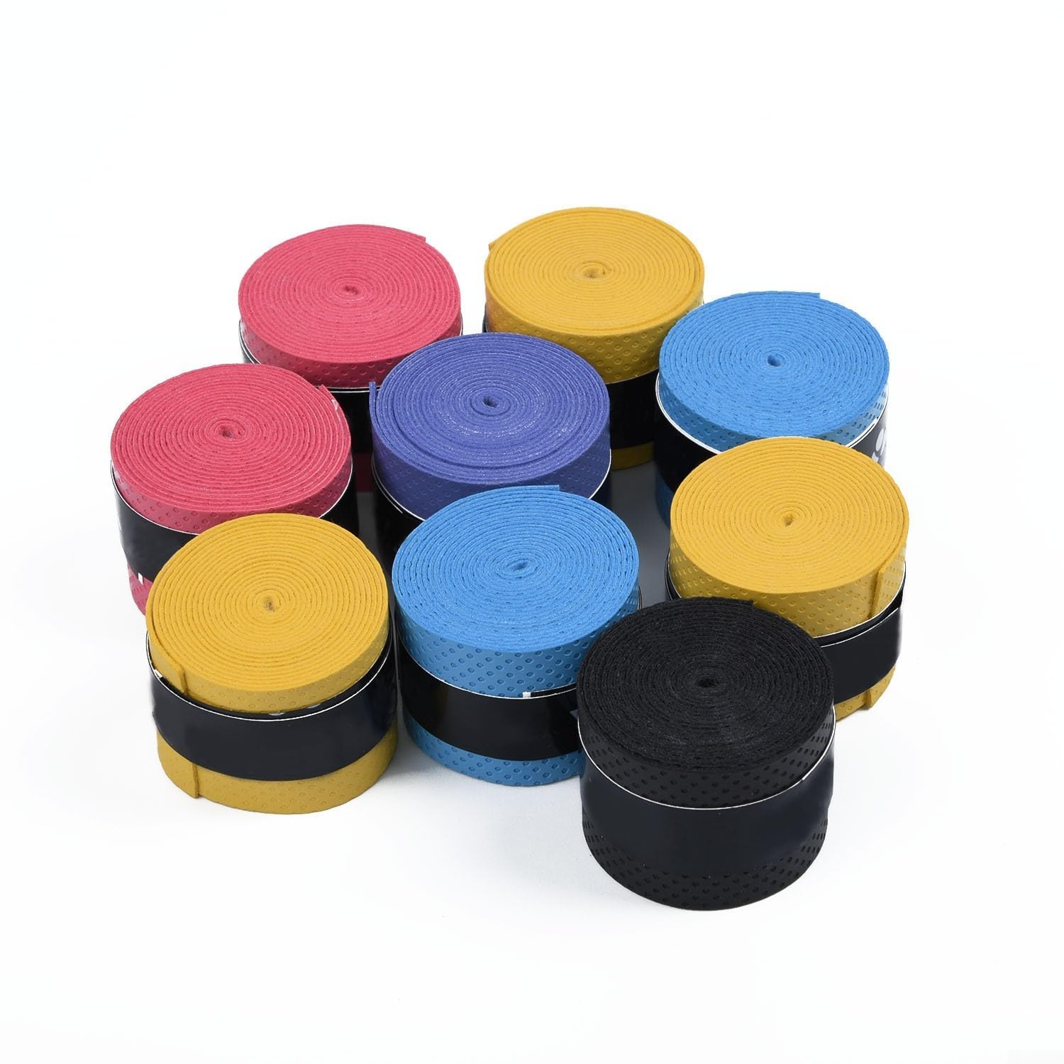 Honseadek Tennis Overgrip 60 Pack PU Sweat Tape for Racquet Handles