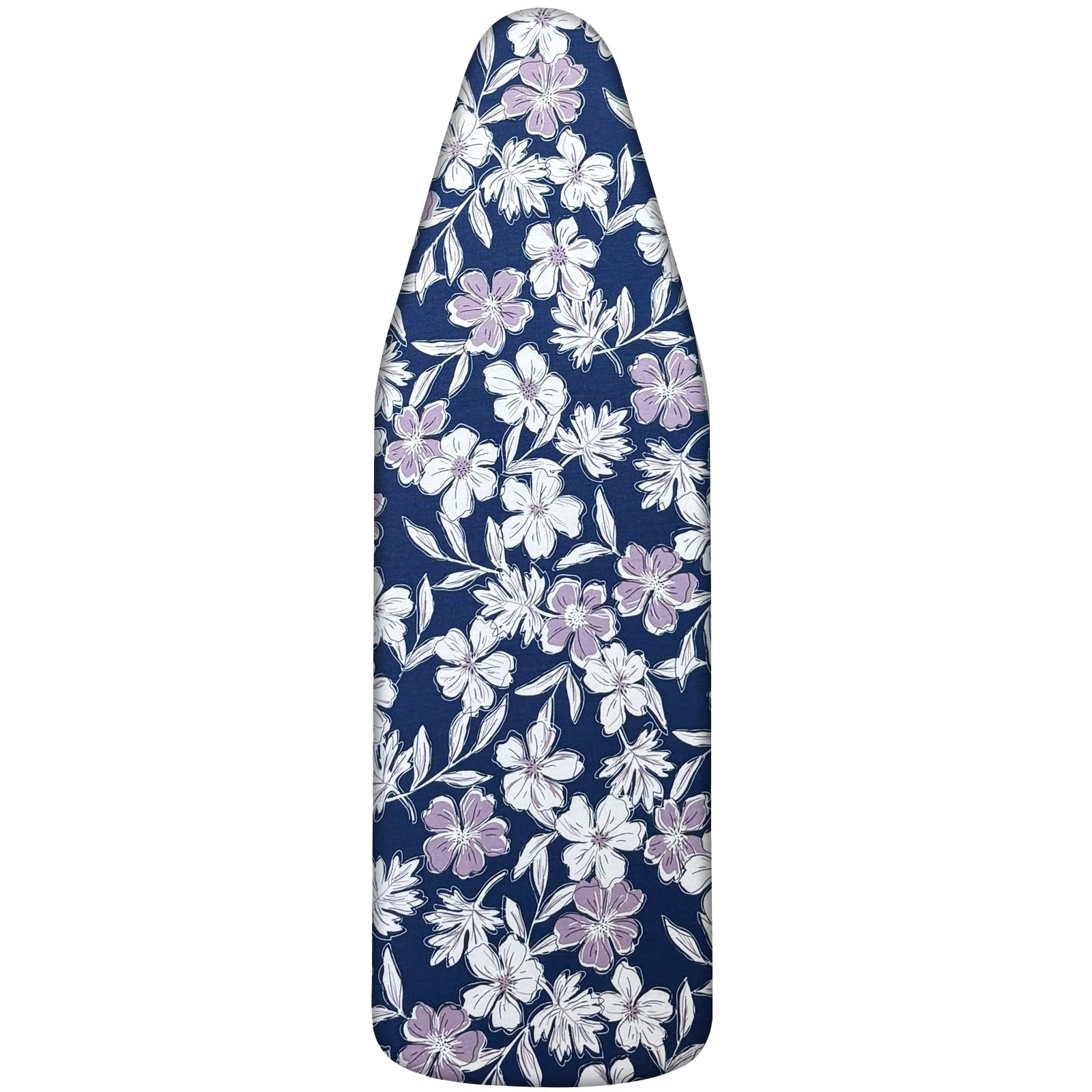 LEEWEITAS Ironing Board Covers, Extra Large Ironing Board Cover with 100% Cotton Top and Thick Padding, Easy Fit and Scorch Resistant (Pretty Floral, L)