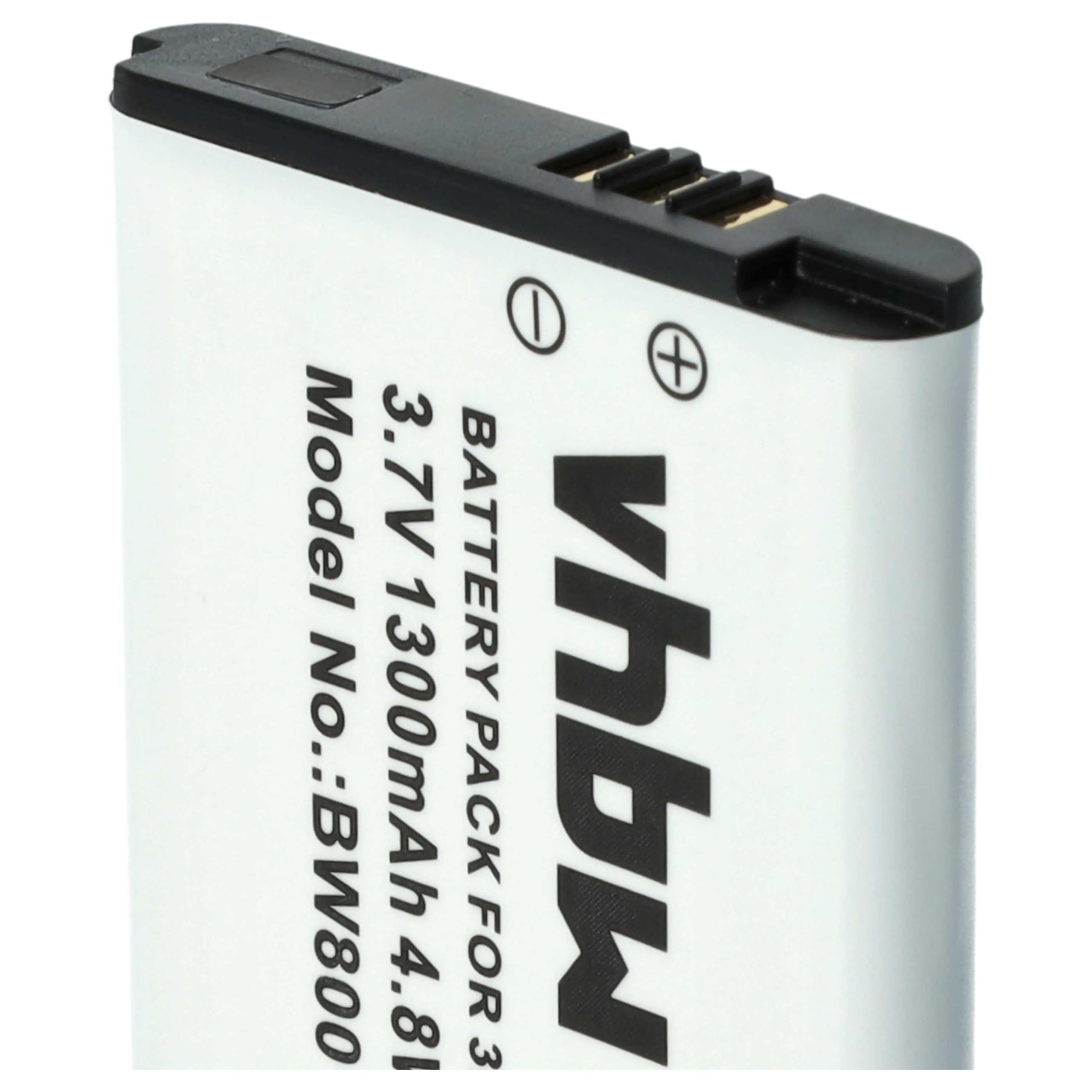 vhbw Batería Compatible con Nintendo 2DS, 3DS, New 2DS (XL), Wii U Pro & Switch Pro Controller - Reemplaza CTR-003 (Li-Ion, 1300 mAh, 3,7 V) Repuesto | 3DS, New 2DS (XL), Wii U Pro & Switch Pro - Batería de repuesto para CTR-003 (ion de litio, 1300 mAh, 3