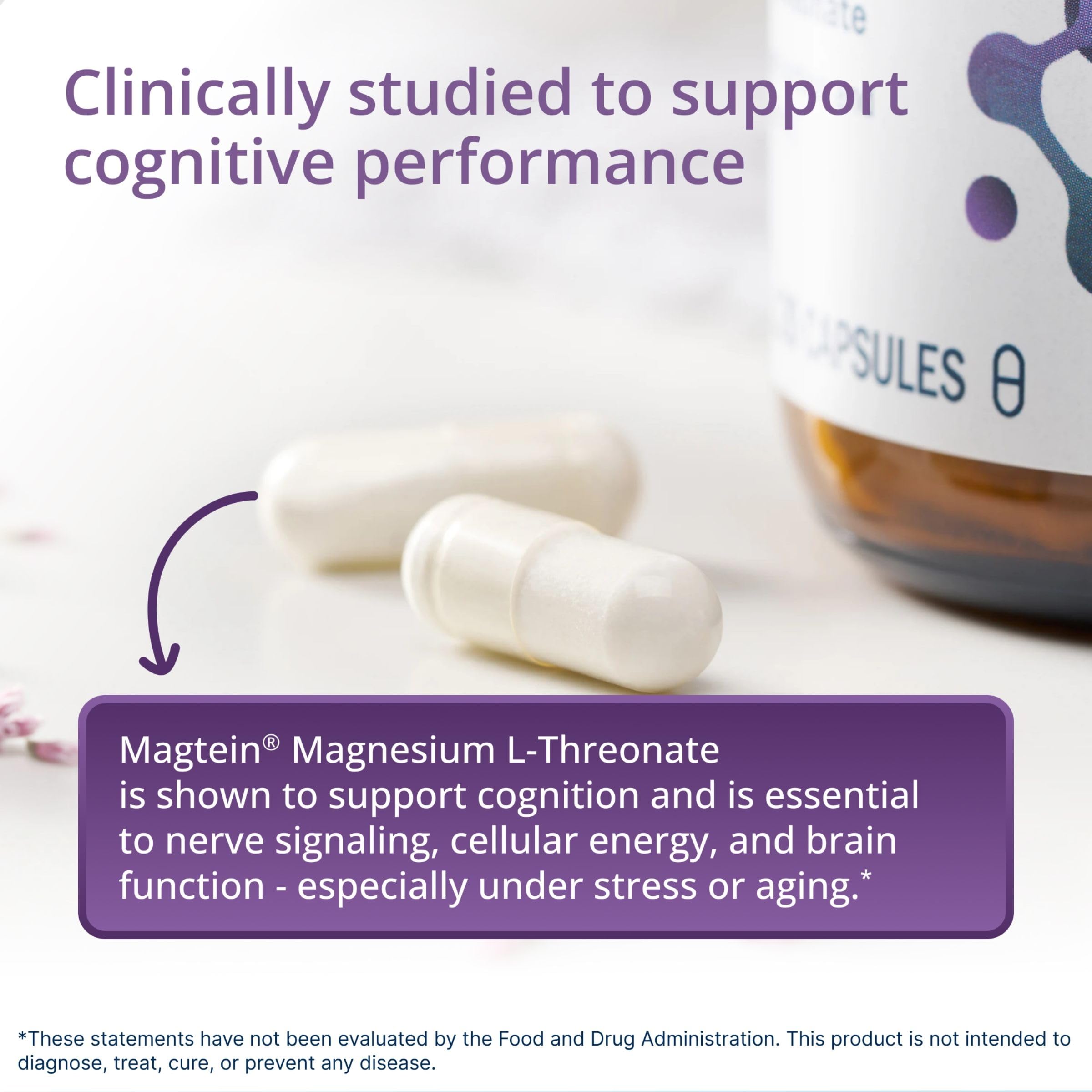 Metagenics Magnesium L-Threonate Magtein Brain Support, 120 Capsules — Amazon image 4