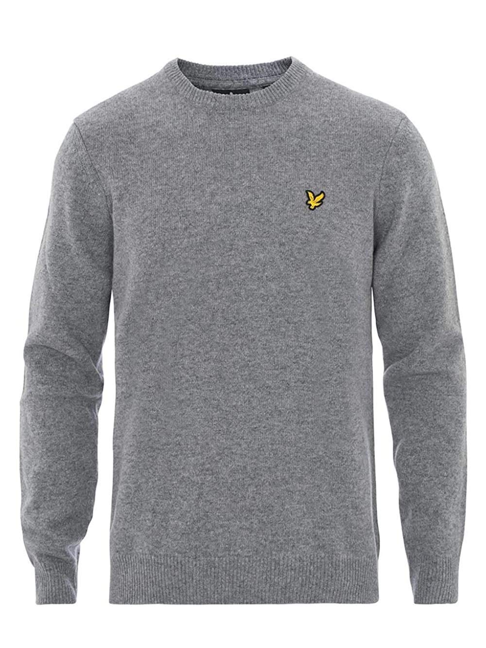 Lyle & Scott Herren Crew Neck Lambswool Blend Jumper Pullover