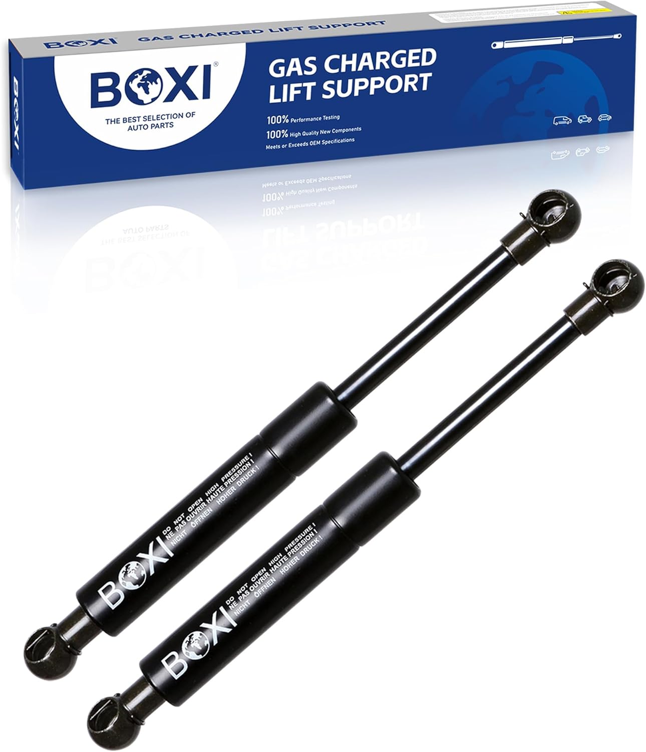 BOXI 2pcs Rear Trunk Lift Supports Struts Shocks Gas Struts Shocks Springs Supports Fit for Pontiac G6 2006 2007 2008 2009 Convertible 2-Door Trunk-Fits Convertible Only | Replaces 15946803 PM1028