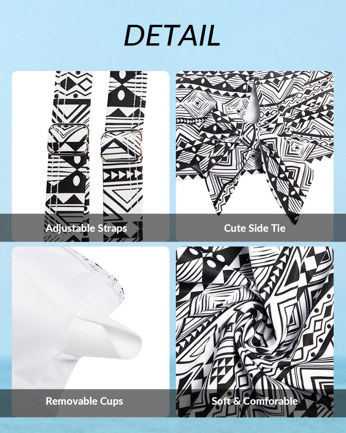 Yonique Womens Blouson Tankini Top Only Loose Fit Swim Top No Bottom Modest Swimsuit - Image 5