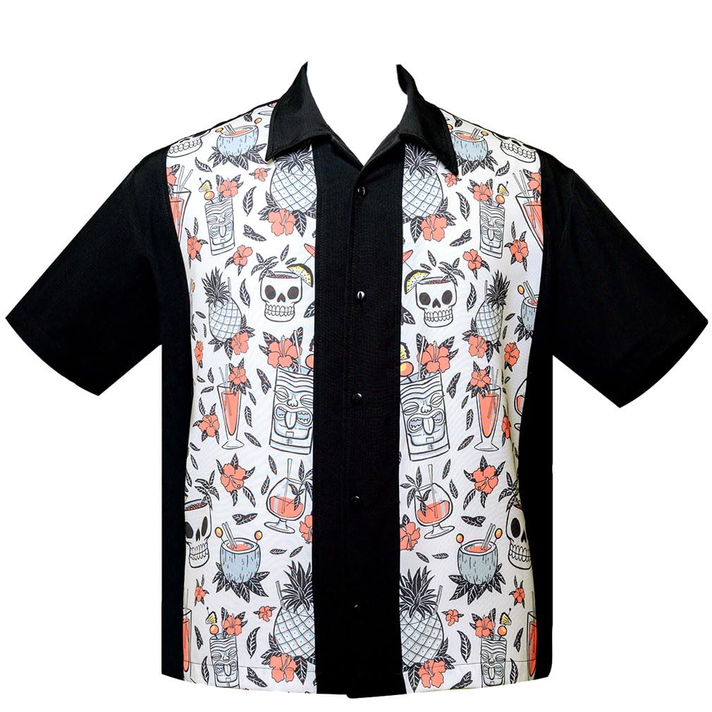 Steady Clothing Vintage Bowling Rum Tiki - Camiseta